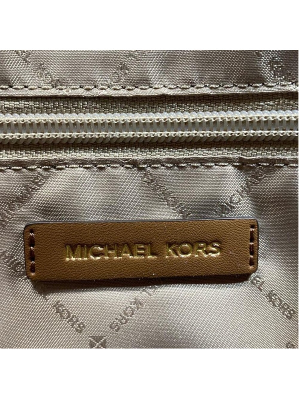 Michael Kors Large North South Tote Bag Canvas Leather - Picture 8 of 9